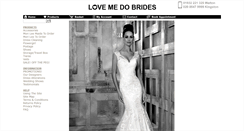 Desktop Screenshot of lovemedobrides.com