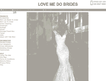 Tablet Screenshot of lovemedobrides.com